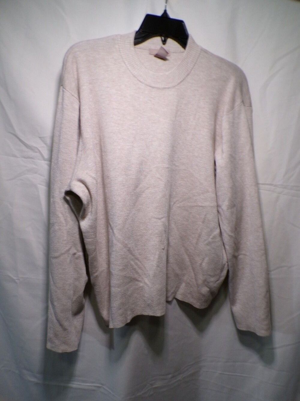 H&M Men's Pullover Sweater Beige S Crew Neck Knit